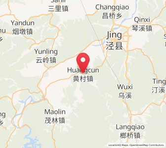 Map of Huangcun, Anhui