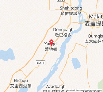 Map of Huangdi, Xinjiang
