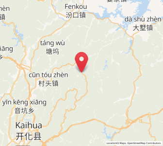 Map of Huanggu, Zhejiang