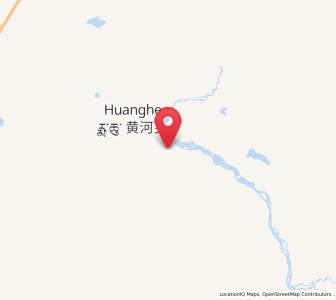 Map of Huanghe, Qinghai