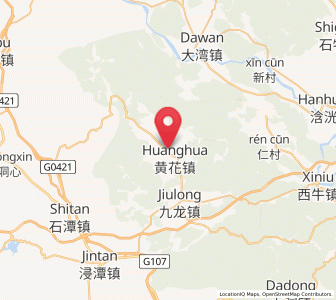 Map of Huanghua, Guangdong