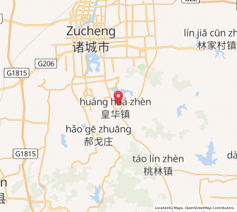 Map of Huanghua, Shandong