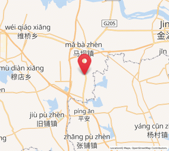 Map of Huanghuatang, Jiangsu