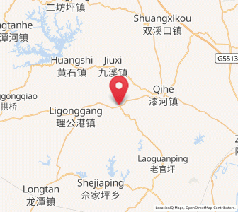 Map of Huangjiapu, Hunan