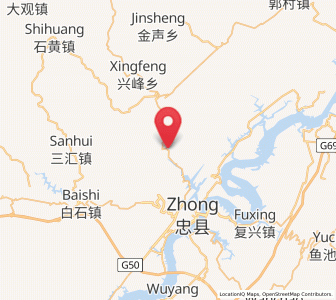 Map of Huangjin, Chongqing