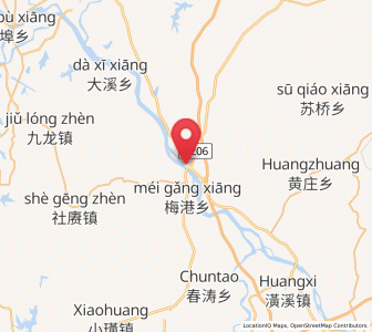 Map of Huangjinbu, Jiangxi