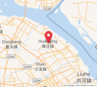 Map of Huangjing, Jiangsu