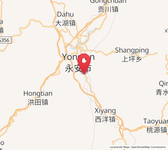 Map of Huangli, Fujian