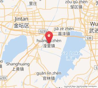Map of Huangli, Jiangsu