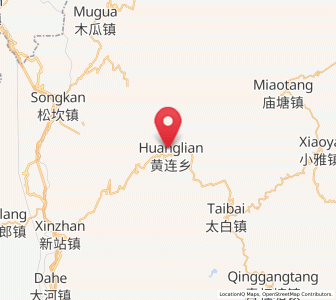 Map of Huanglian, Guizhou