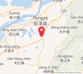 Map of Huangling, Jiangxi