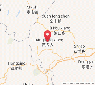 Map of Huanglong, Jiangxi