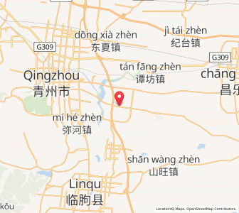 Map of Huanglou, Shandong