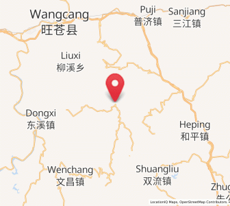 Map of Huangmao, Sichuan