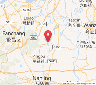 Map of Huangmu, Anhui