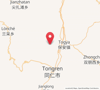 Map of Huangnaihai, Qinghai
