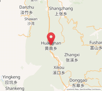 Map of Huangnan, Zhejiang