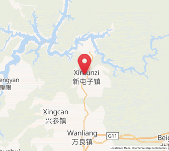 Map of Huangni, Jilin