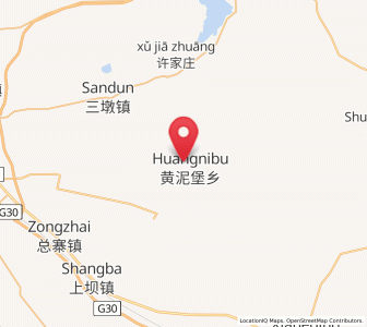 Map of Huangnibao, Gansu
