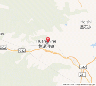 Map of Huangnihe, Jilin
