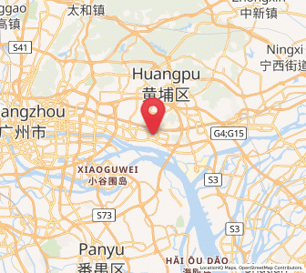 Map of Huangpu, Guangdong