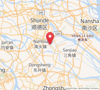 Map of Huangpu, Guangdong
