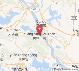 Map of Huangsangkou, Hubei