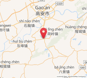 Map of Huangshagang, Jiangxi