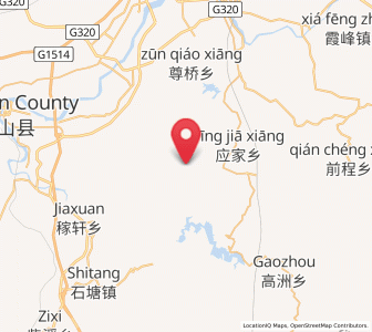 Map of Huangshaling, Jiangxi