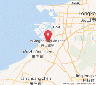 Map of Huangshanguan, Shandong