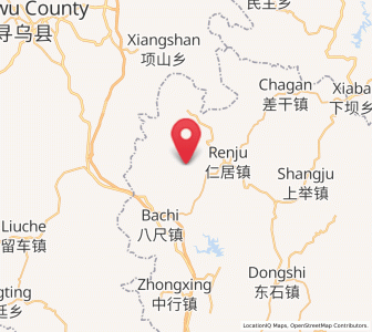 Map of Huangshe, Guangdong