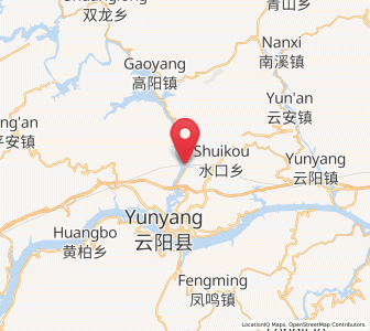 Map of Huangshi, Chongqing