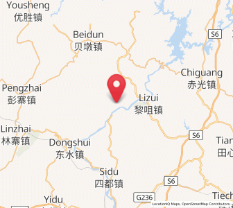 Map of Huangshi, Guangdong