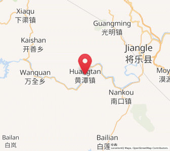 Map of Huangtan, Fujian