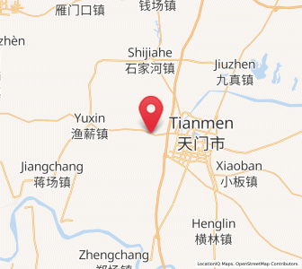 Map of Huangtan, Hubei
