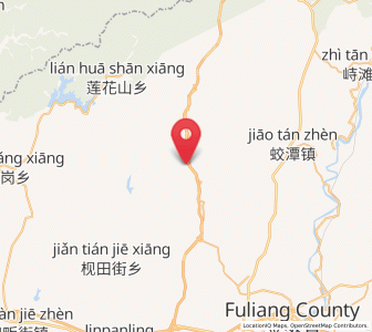 Map of Huangtan, Jiangxi
