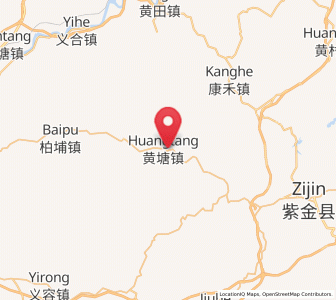 Map of Huangtang, Guangdong