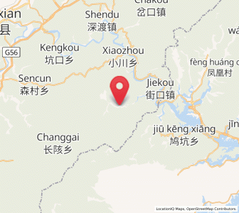 Map of Huangtian, Anhui