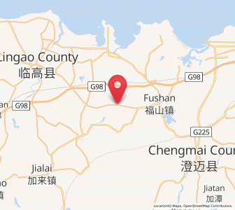 Map of Huangtong, Hainan