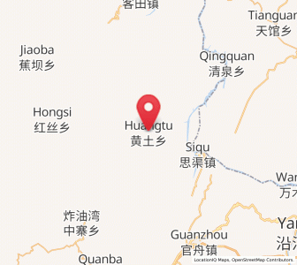 Map of Huangtu, Guizhou