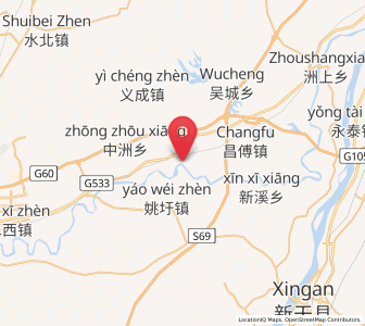 Map of Huangtugang, Jiangxi