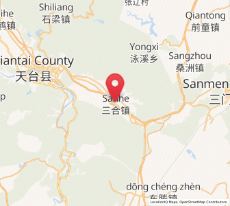 Map of Huangwu, Zhejiang