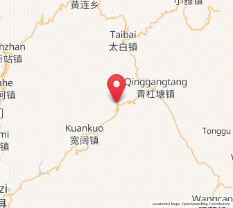 Map of Huangyang, Guizhou