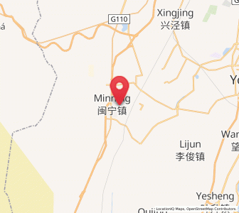 Map of Huangyangtan, Ningxia Hui Autonomous Region