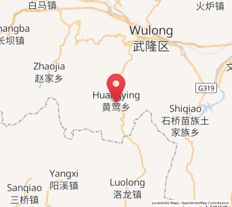 Map of Huangying, Chongqing