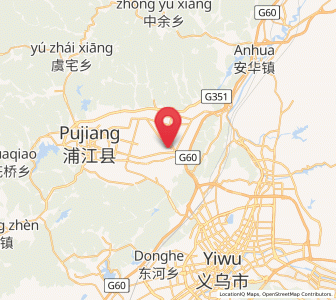 Map of Huangzhai, Zhejiang