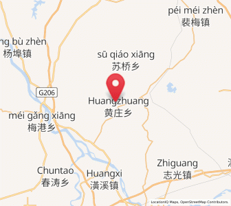 Map of Huangzhuang, Jiangxi