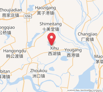 Map of Huangzhuzhou, Hunan