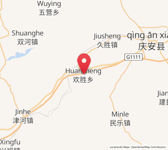 Map of Huansheng, Heilongjiang