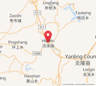 Map of Huanxi, Hunan